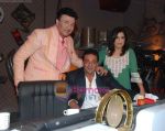sanjay dutt, Anu Malik, Farah Khan on the sets of entertainment ke liye kuch bhi karega on 24th Sept 2010